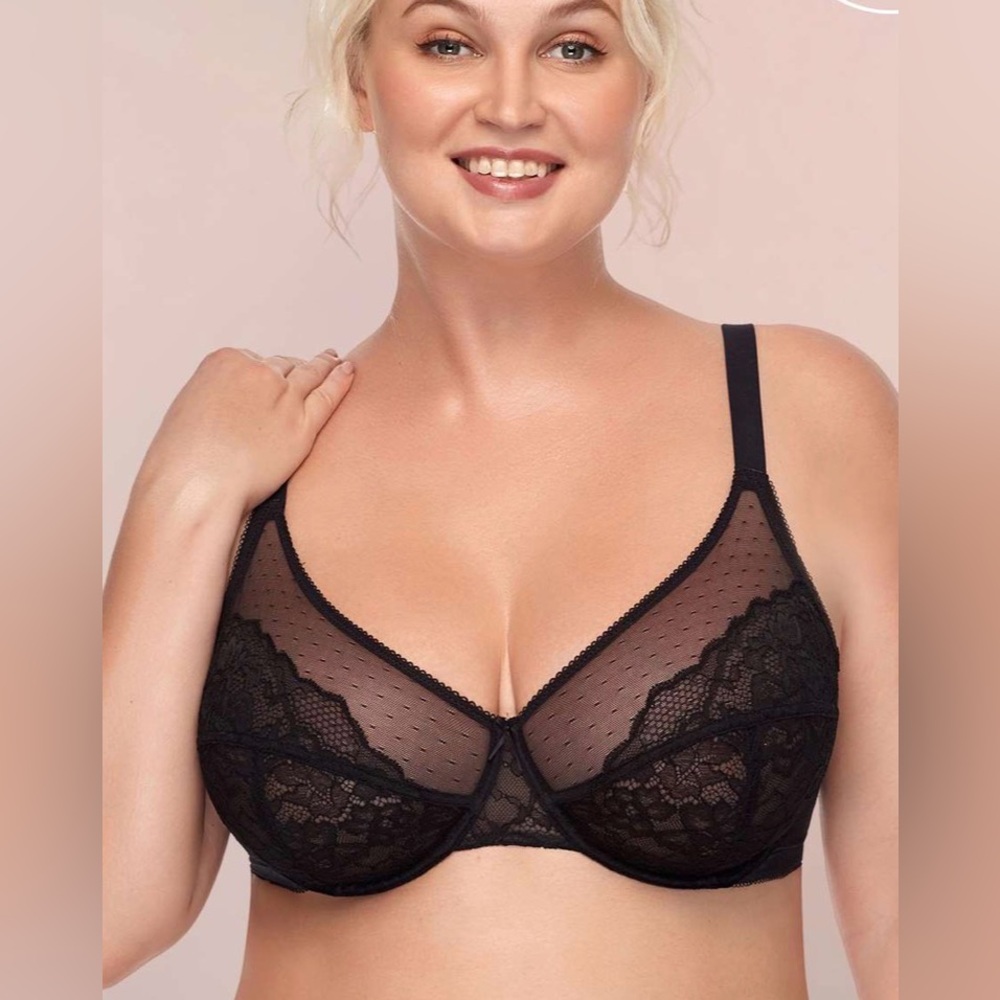 Enchante Unlined Non-Padded Lace Underwire Bra NWT 
(Cardi B Recommends)